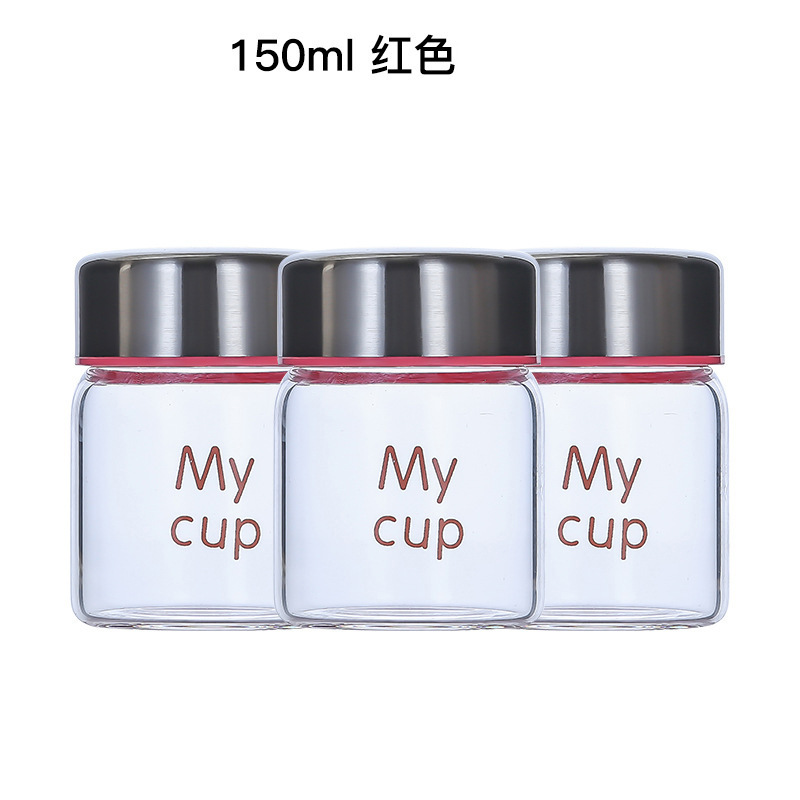 Picture of Mini sealed jar high temperature resistant High Borosilicate sealed jar glass jam bottle honey bird's nest sealed bottle logo