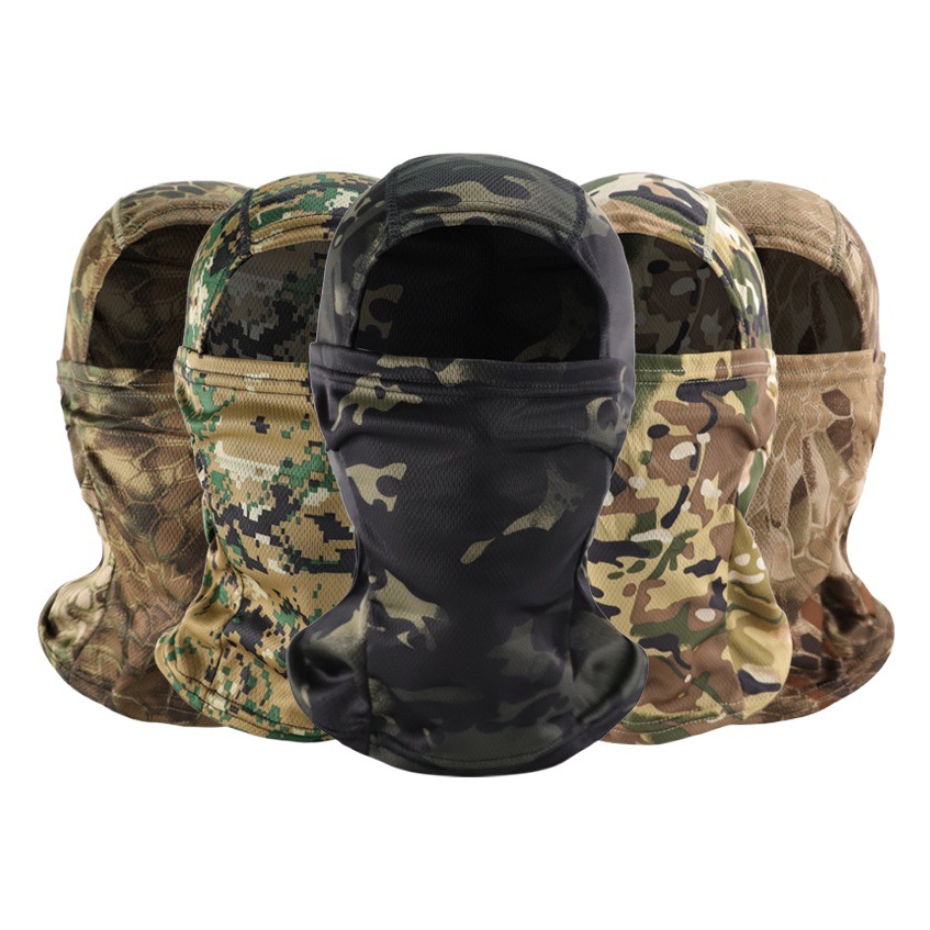 Cross-border source camouflage scarf jacket outdoor riding mask hunting camouflage scarf fishing equipment