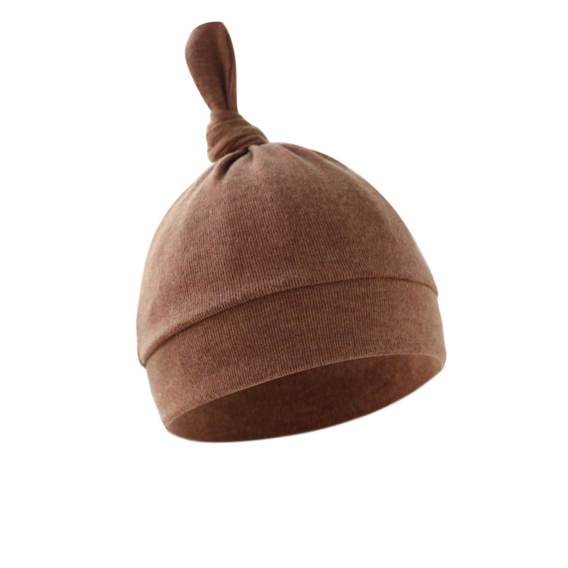 Picture of 2023 foreign trade baby pacifier hat single layer baby chirp hat baby tail hat children pullover hat