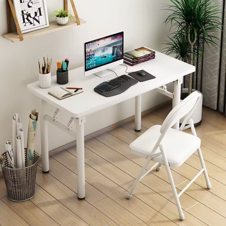 Folding table installation free home dining table rental room portable dining table dining table stall table bedroom simple desk