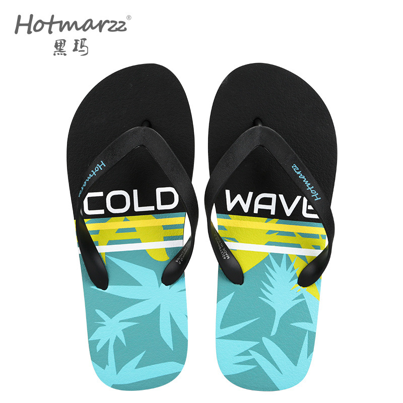 Picture of Hotmarzz Heima Men's PE Flip-Flops Non-Slip Slippers Casual Outer Wear Clip-on Beach Slippers for Summer