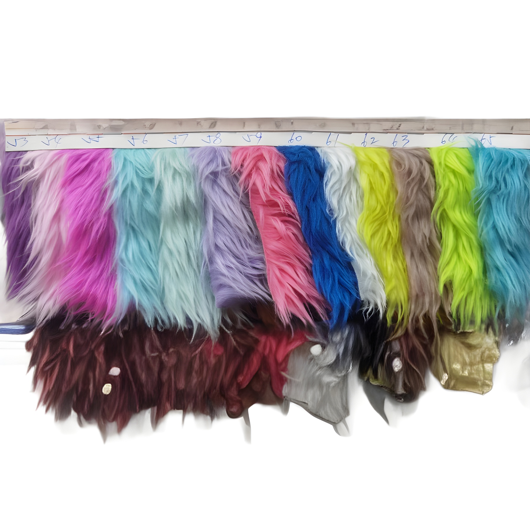 Picture of Cotton doll hair downwater hair long hair cloth washing water rabbit hair 3CM long hair short fried hair downwater hair cloth