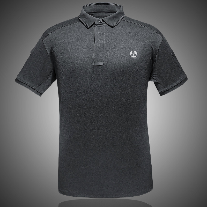 Picture of Mingpeng Outdoor Quick-drying Clothes Lapel Polo Shirt Short-sleeved Men's Sports Sweat Clothes Tactical T-shirt Physical Training Clothes
