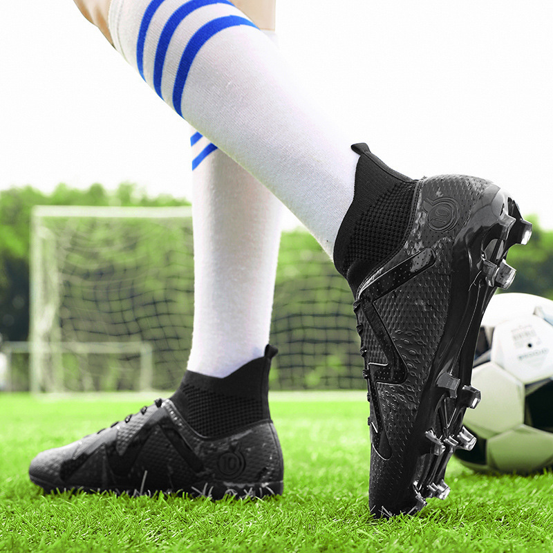 Cross-border new adult spikes broken nails football shoes men's artificial ping training competition sports shoes women