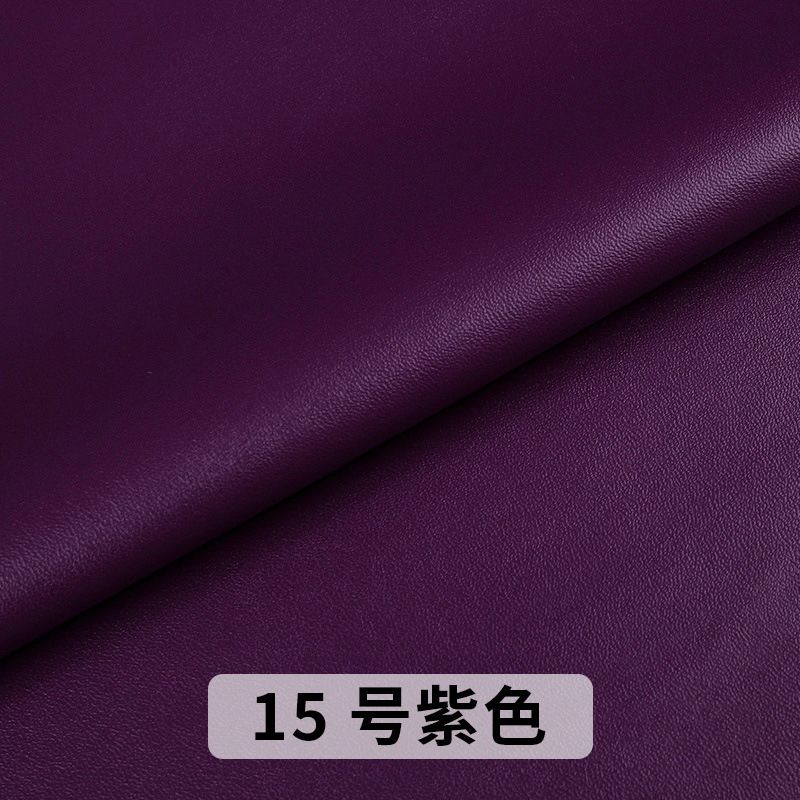 Picture of Yiwu factory nappa grain pu leather whole in stock wholesale leather bed seat luggage sofa artificial leather fabric