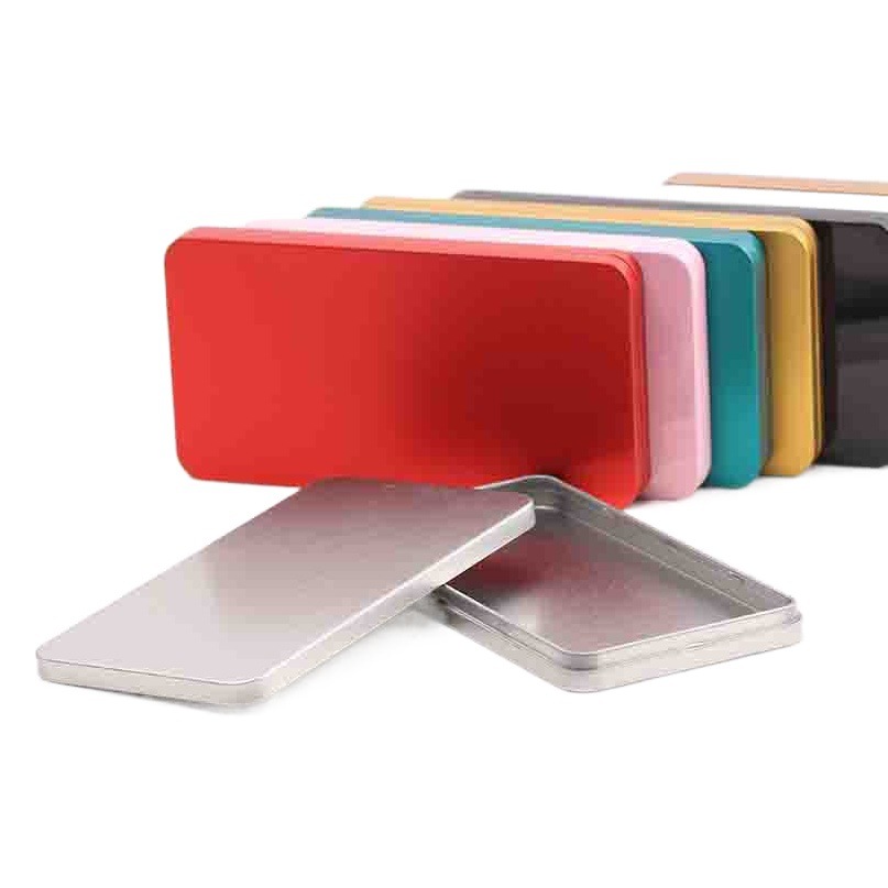 Square Acne Set Tinplate Shell Set Beauty Tools Beauty Needle Mobile Phone Tempered Film Custom Iron Box Packaging
