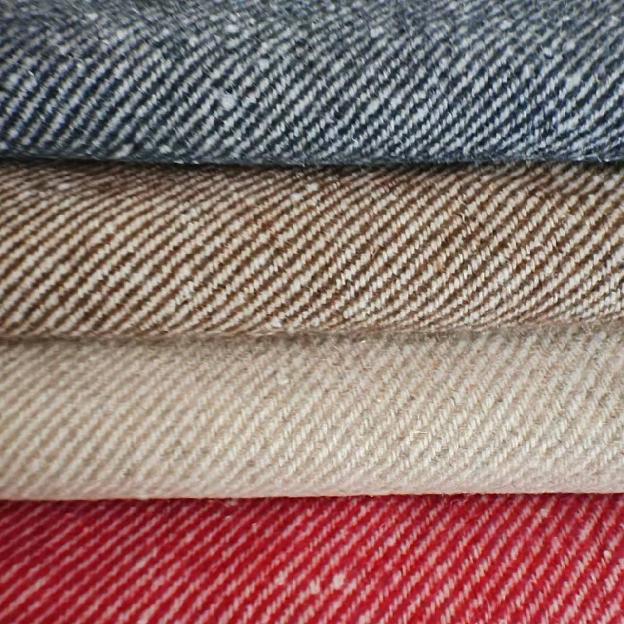 Picture of Shaoxing Factory in stock Autumn and Winter Wool Twill Clothes Fashion Shoes Hats Bags Slub Twill Fabric