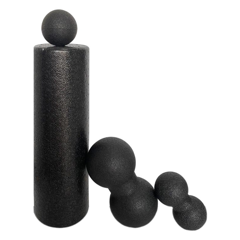 Solid foam shaft 45cmepp yoga column muscle relaxation Roller massage shaft massage ball set peanut ball