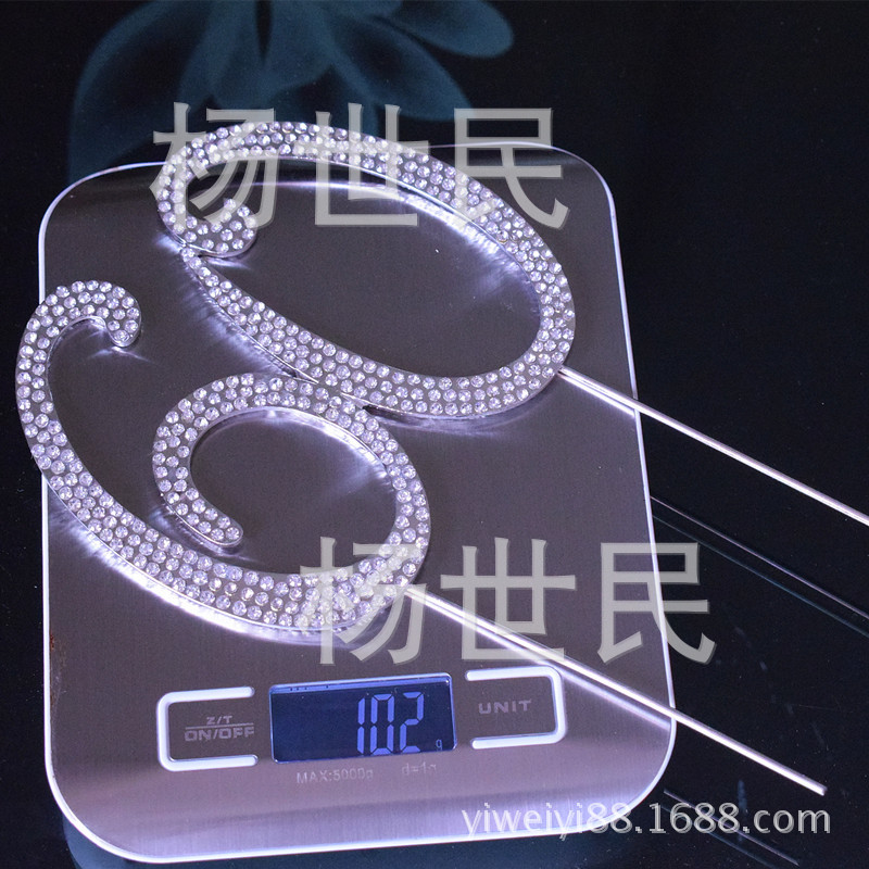 Picture of Wedding cake insert card foreign trade best selling wedding cake accessories large number 50 60 70 90