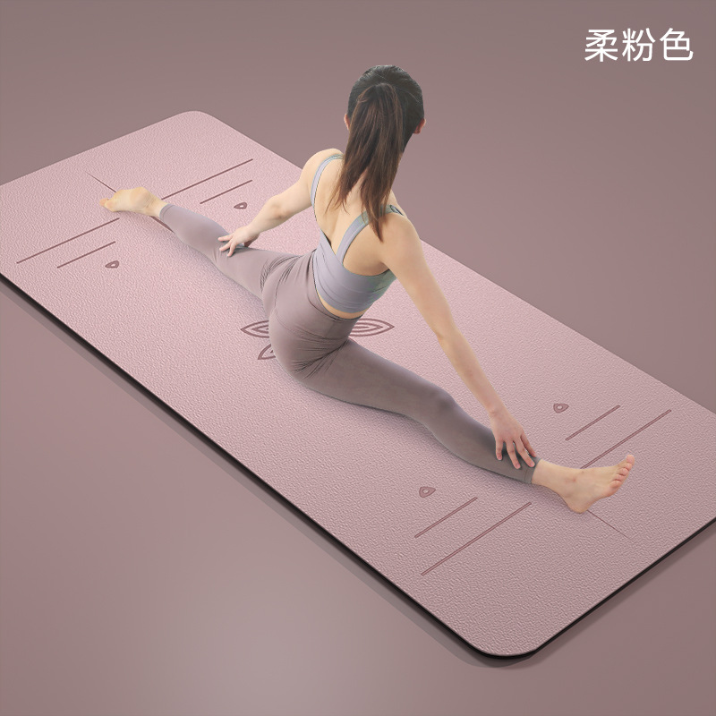 Picture of Custom wholesale PU yoga mat 185*68*0.5cm home mat non-slip natural rubber local tyrants mat manufacturers