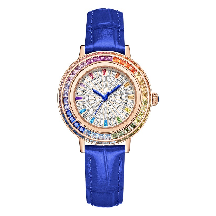Moyigao Brand Quartz Women's Watch with Starry Sky Design Niche Light Luxury Diamond-Encrusted Women's Watch Fashion Watch Wholesale