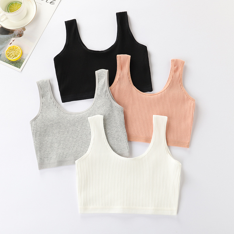 Picture of Girls' Underwear Developmental Girls' Big Children's Vest Student Pupils Cotton Girls Adolescent Children's Bra