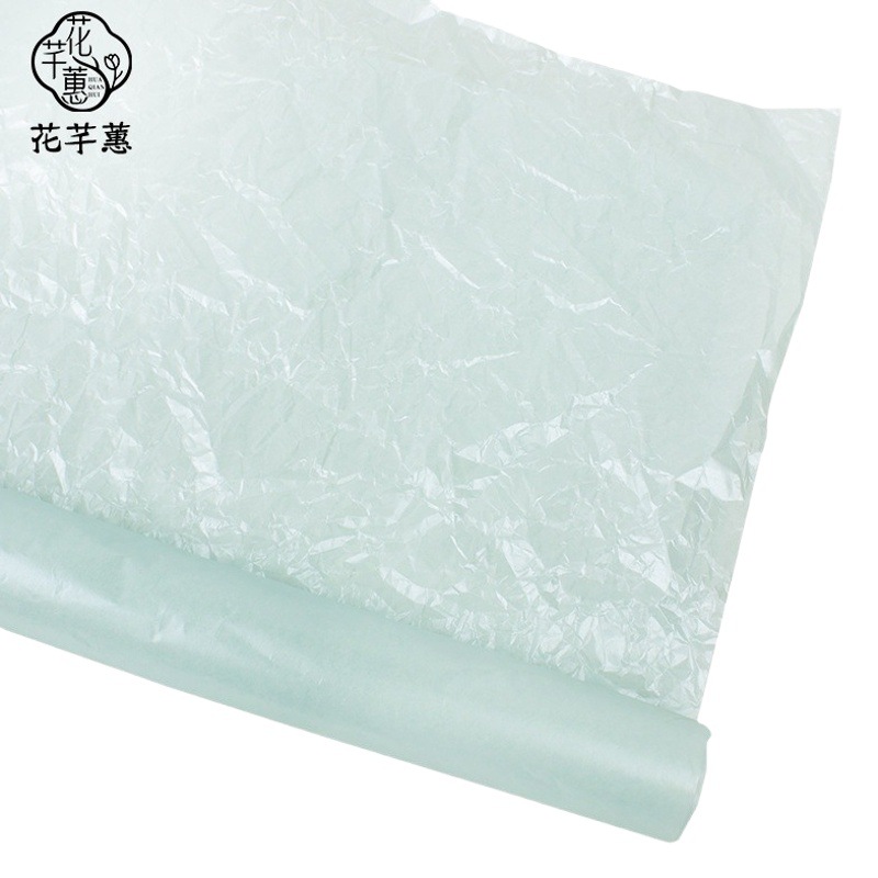 Pearlescent Sydney Paper Flower Wrapping Paper Teacher's Day Bouquet Wrapping Paper Wrinkled White Lining Paper Floral Materials