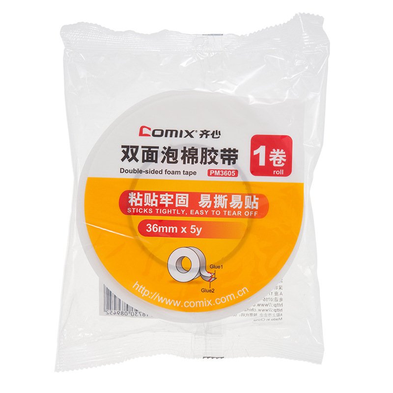 Comix PM3605 double-sided foam tape white 36mm * 5y