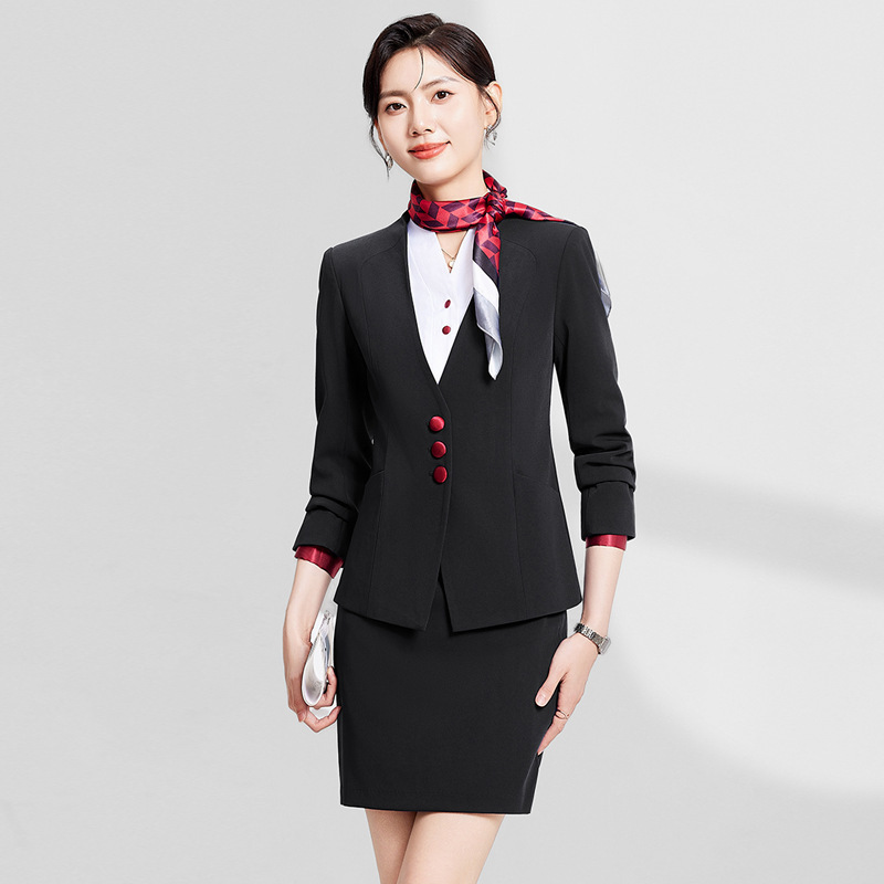 Batch Group Buying Business Wear Supply Professional suit Women's Sense Suit Elegant Fashion Gold OL Business Work Clothes