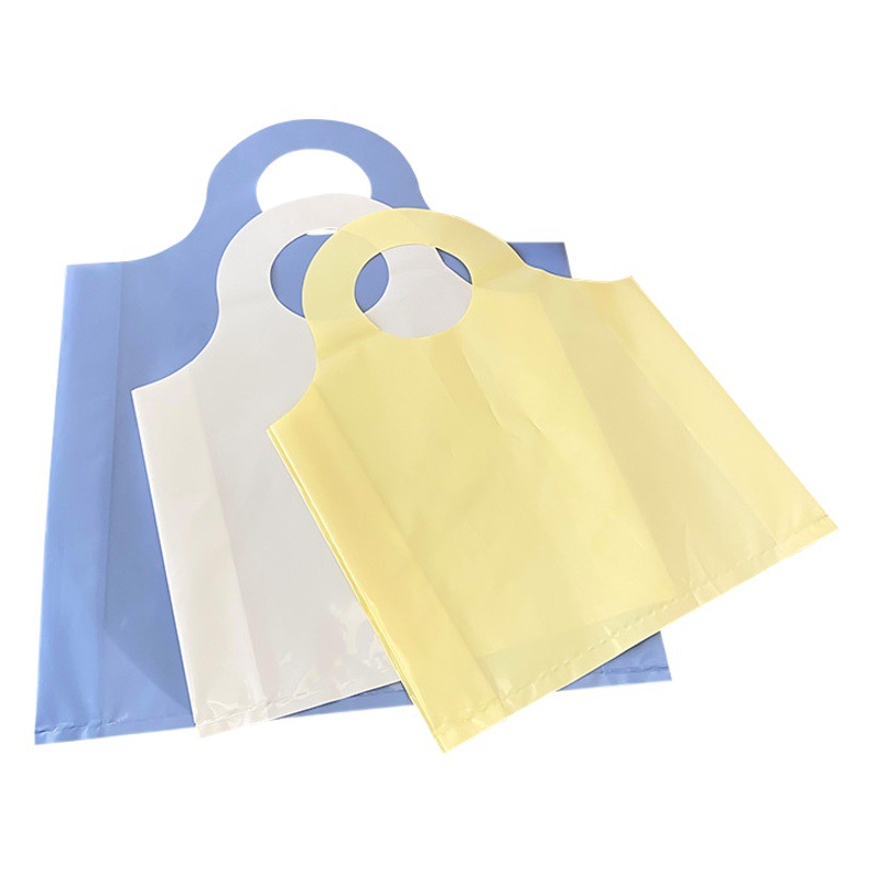 Clothing Handbag Thickeneded Plastic Round Mouth Shopping Bag Women's Clothing Accessories Packing Bag Fish Eye Bag Children's Clothing
