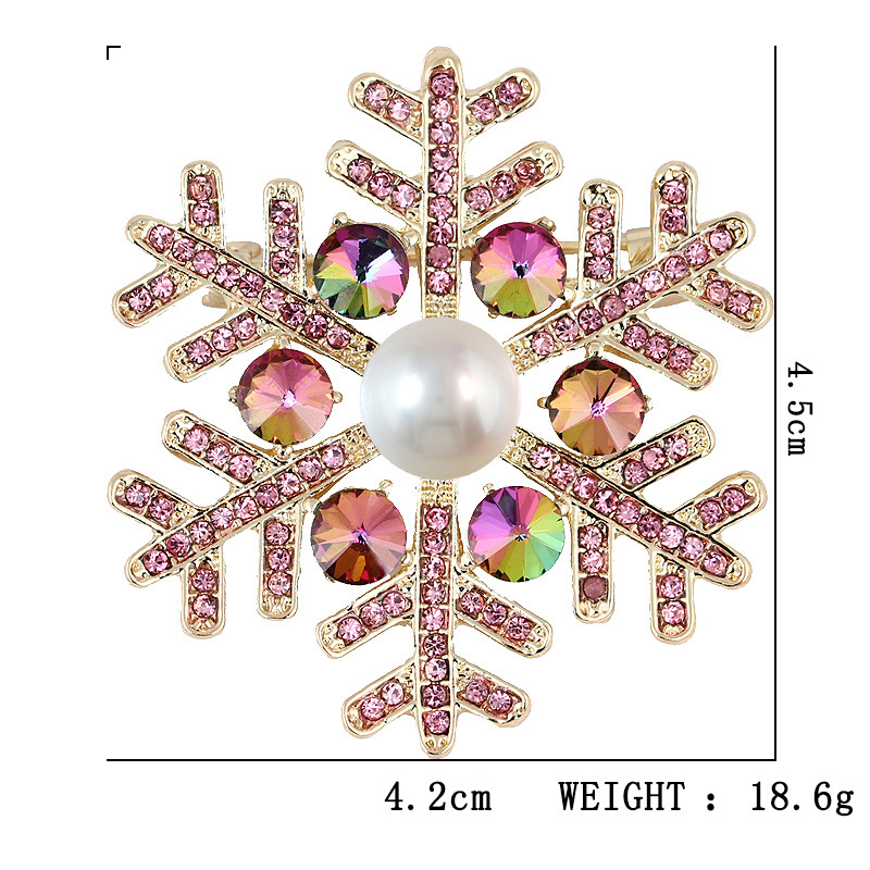 Picture of Lanhao European and American New Fashion Christmas Brooch Christmas Tree Shoes Elk Wreath Snowflake Bell Pin Women