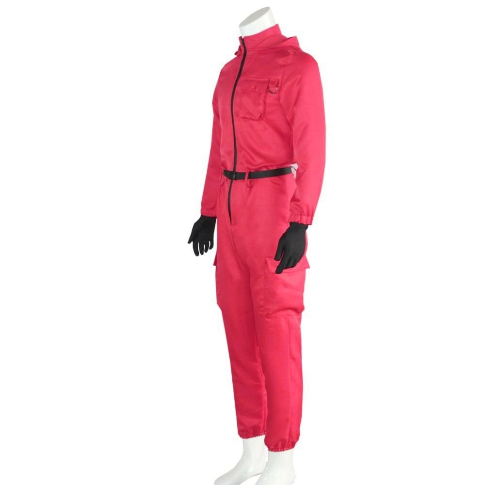 Picture of Halloween cosplay jumpsuit red rose red