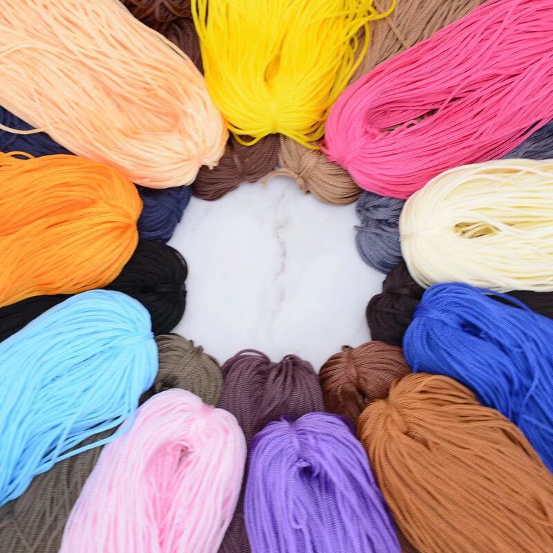 4 two handfuls of light body ice silk thread thick thread diy knitting large hook hat thread summer cool hat hollow thread hook wool