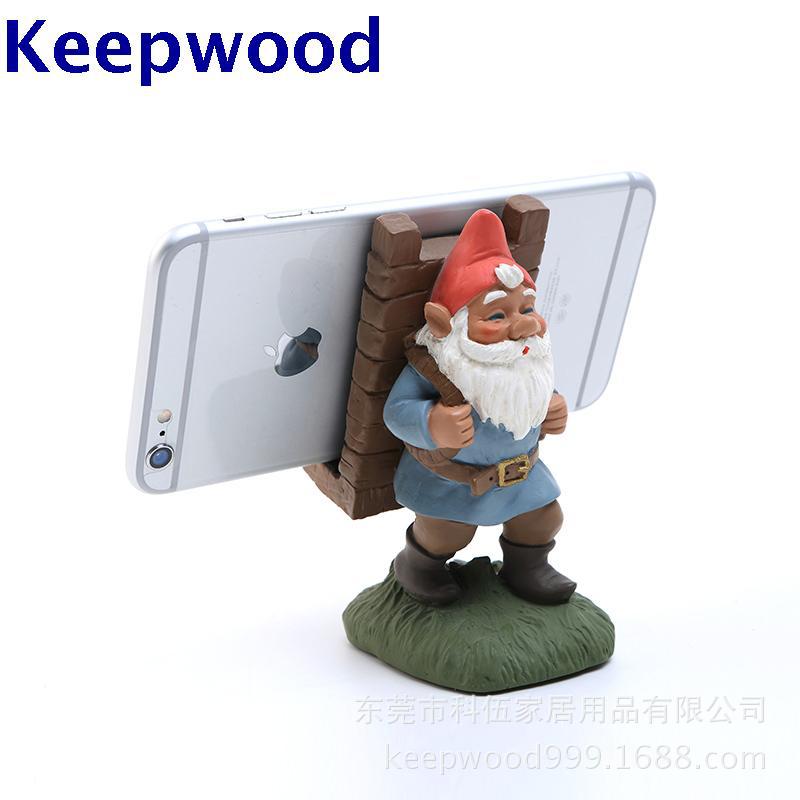 Picture of Santa Claus Christmas Gift Dwarf Gift Mobile Phone Holder Creative Lazy Mobile Phone Holder Mobile Phone Holder Christmas