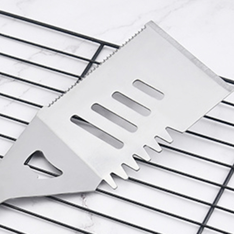 Picture of Factory Spot Barbecue Tool Set Home Outdoor Picnic Camping Style Aluminum Box Stainless Steel BBQ Grill Set