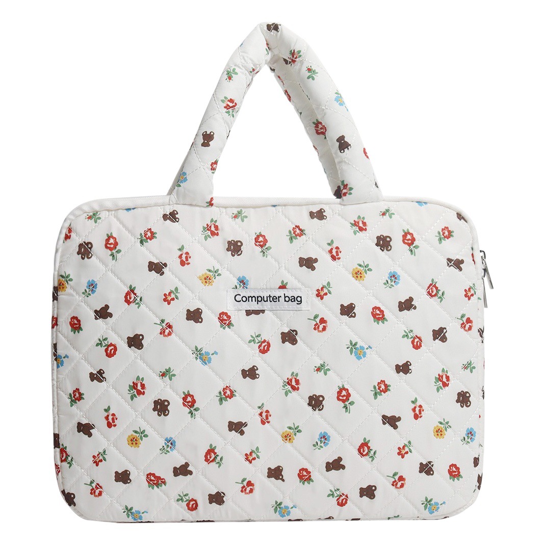 Space cotton computer bag 14 inch women's notebook 16 inch handbag 16.1 inch game printed nylon waterproof material