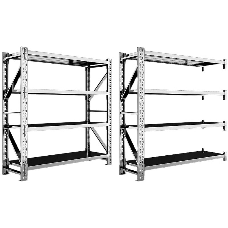 Picture of Stainless steel shelf storage shelf workshop cold storage heavy storage rack multi-layer adjustable floor storage rack
