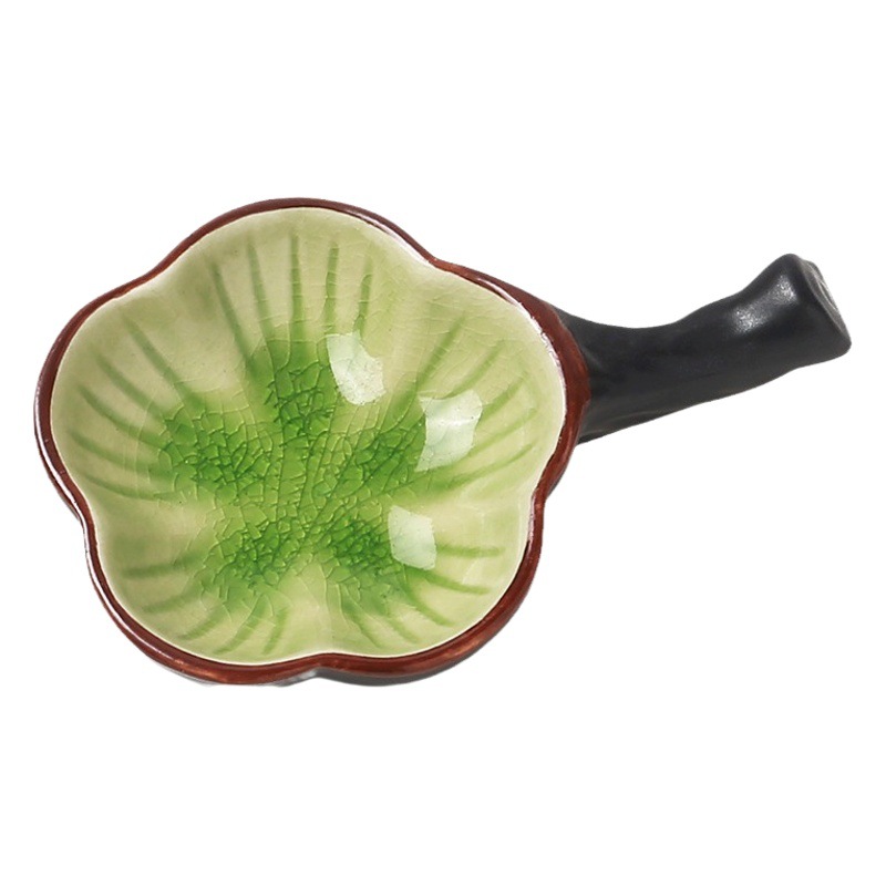 Ceramic Ink Dish Multifunctional Plum Blossom Water Dish Brush Rack Pen Rack Four Treasures of Study for Ink Washing Inkstone