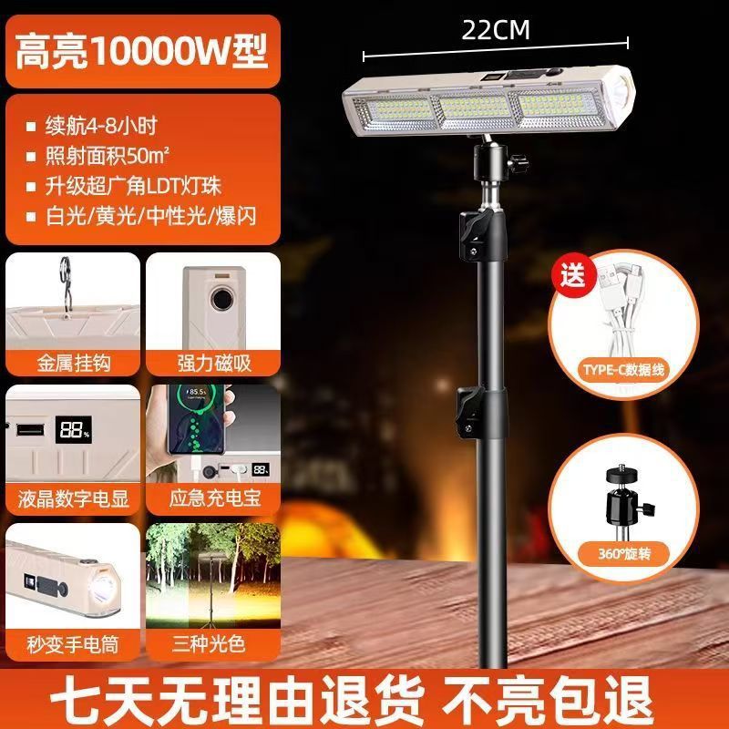 Picture of Night market stall dedicated led lights super bright outdoor lighting super long endurance camping lights emergency stall charging lights