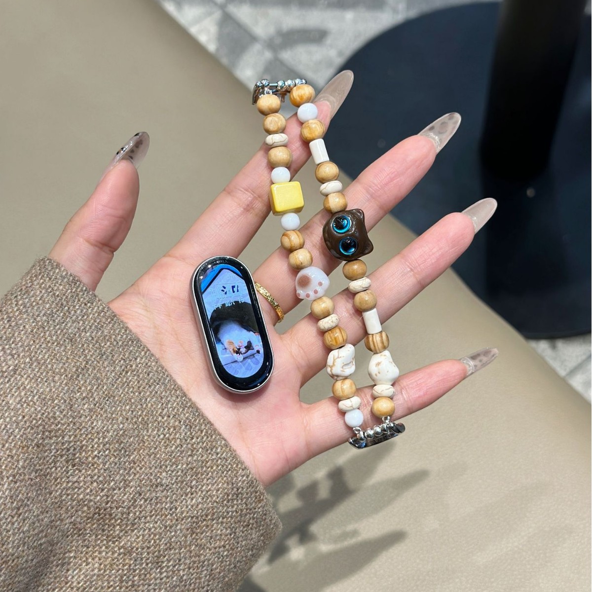 For millet bracelet 8 strap 9 generation beaded cartoon national tide millet 7/6/5/4/3NFC national wind millet strap