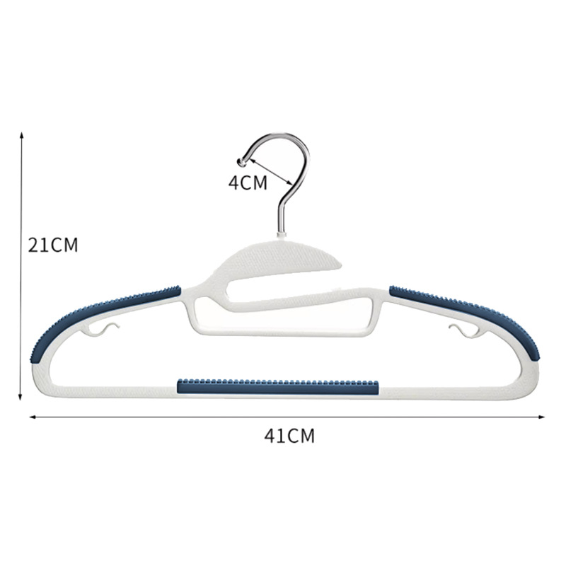 Picture of Household Clothes Hanger, Non-Marking, Non-Slip Clothes Hanger, Anti-Shoulder Corner Clothes Hanger, Double-Position Clothes Hanger, Wet and Dry Clothes Support