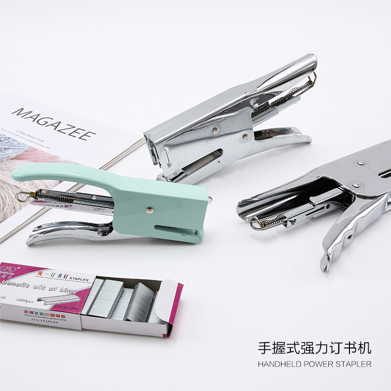 Floral hand-held strong stapler flower shop supplies packaging materials flowers gifts thickened labor-saving tools materials