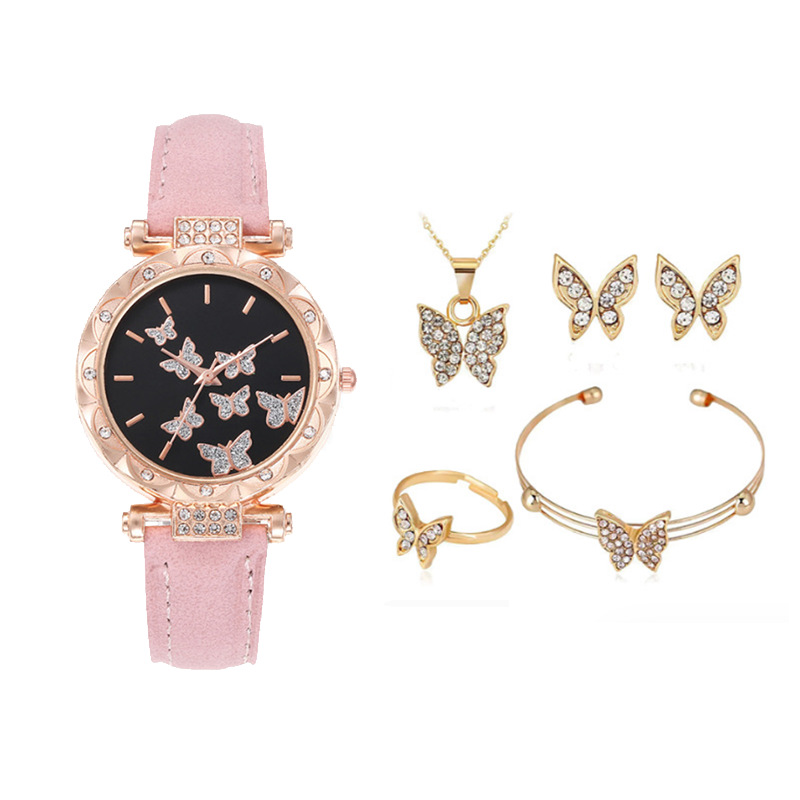 Picture of New TikTok Popular Women's Watch Fashion Simple Watch Butterfly Digital Belt Watch Wholesale