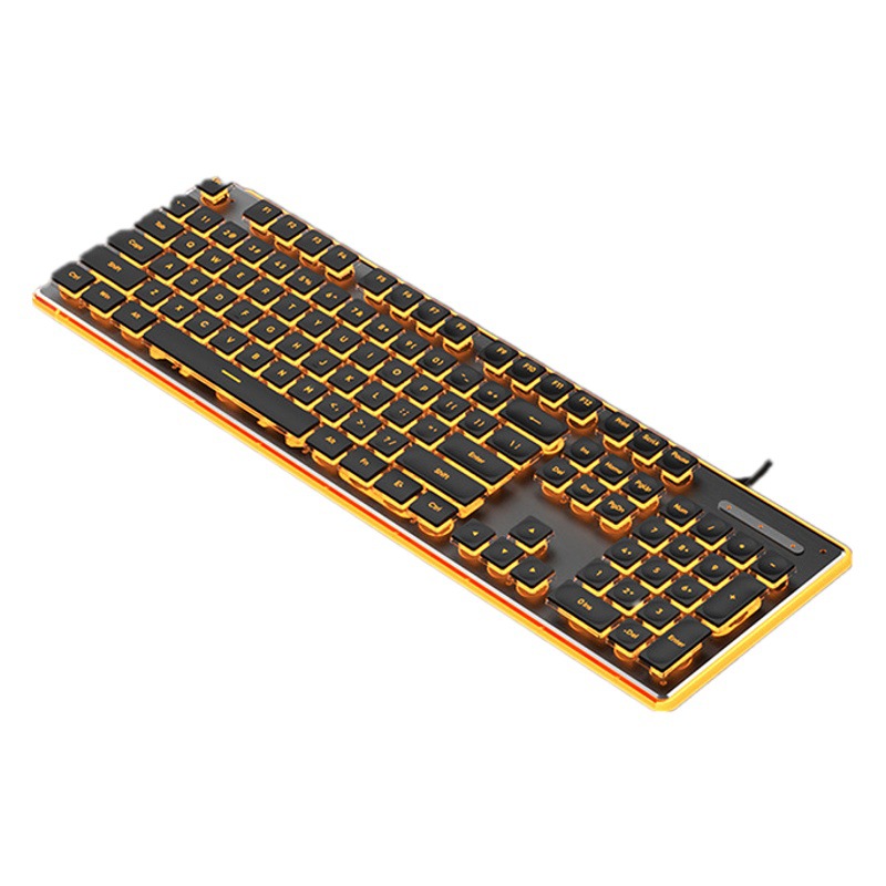 Wired mechanical touch keyboard waterproof mute ultra-thin gaming e-sports office typing desktop laptop