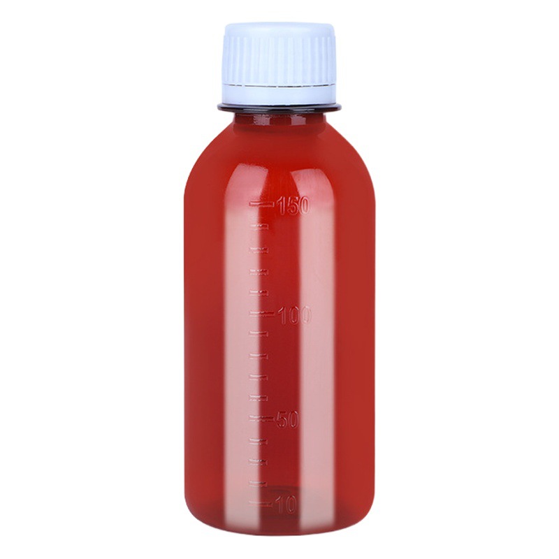 Wholesale 50 100 150 200ml transparent plastic bottle PET scale bottle liquid bottle sub-bottling