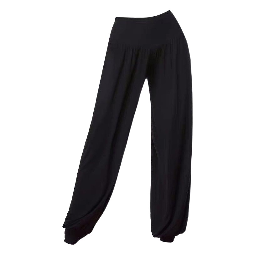 New Style Lantern Pants suit Sports Yoga Practice Dancing Modal Chest Pad Belly Dance Training Clothing Women's Loose