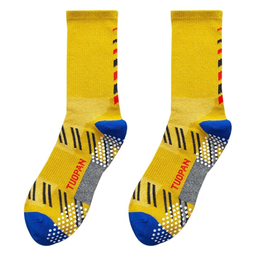 Socks Outdoor Sports Hiking High-top Socks Men's Comfortable Breathable Mid-tube Socks European and American Style Foot-dispensing Anti-slip Socks
