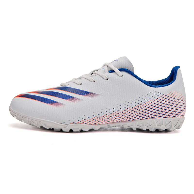 Cross-border low-top football shoes tf broken nails artificial lawn boys and girls children teenagers students non-slip competition training shoes