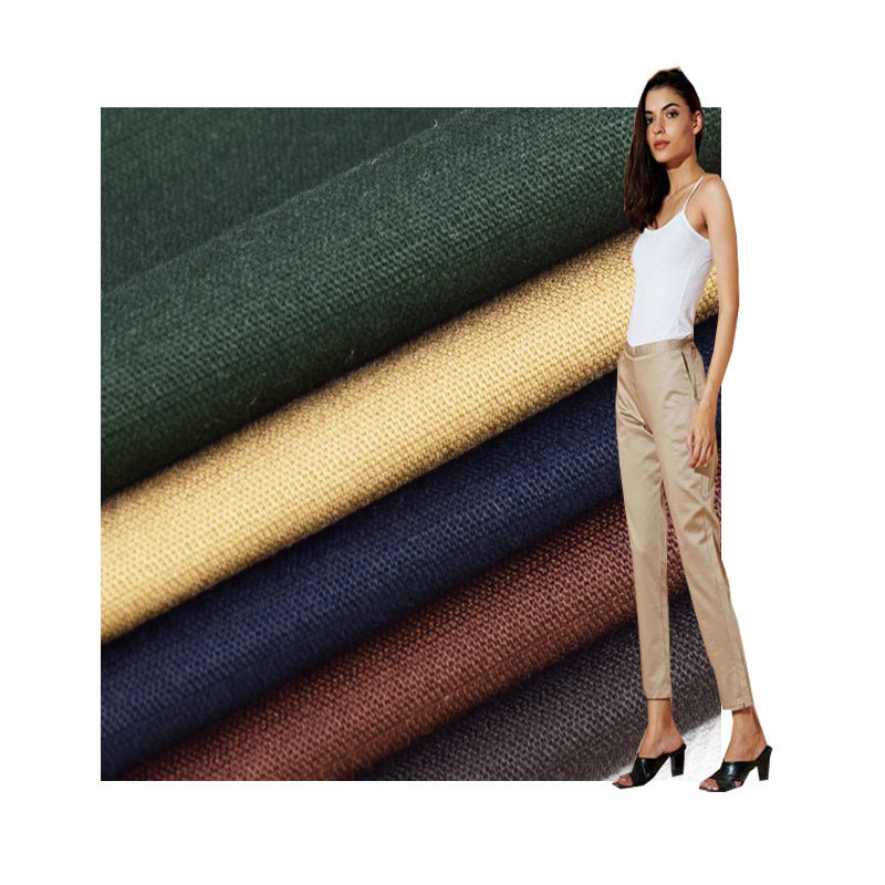 In-Stock Tencel Cotton Stretch Fabric T75D+40D for Casual Wear for Men and Women, Women's Dress Fabric, 50% Tencel