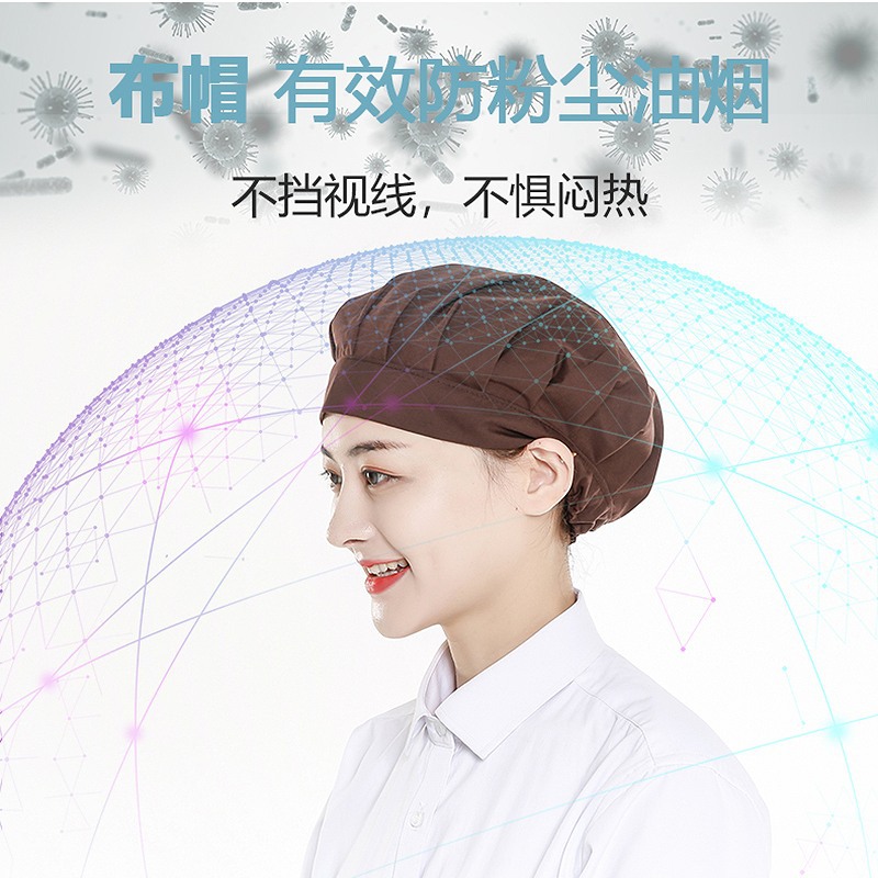 Picture of Canteen Restaurant Breathable Mesh Dust Cap Factory Workshop Multi-Color Work Hat Kitchen Smoke-Proof Chef Hat Wholesale
