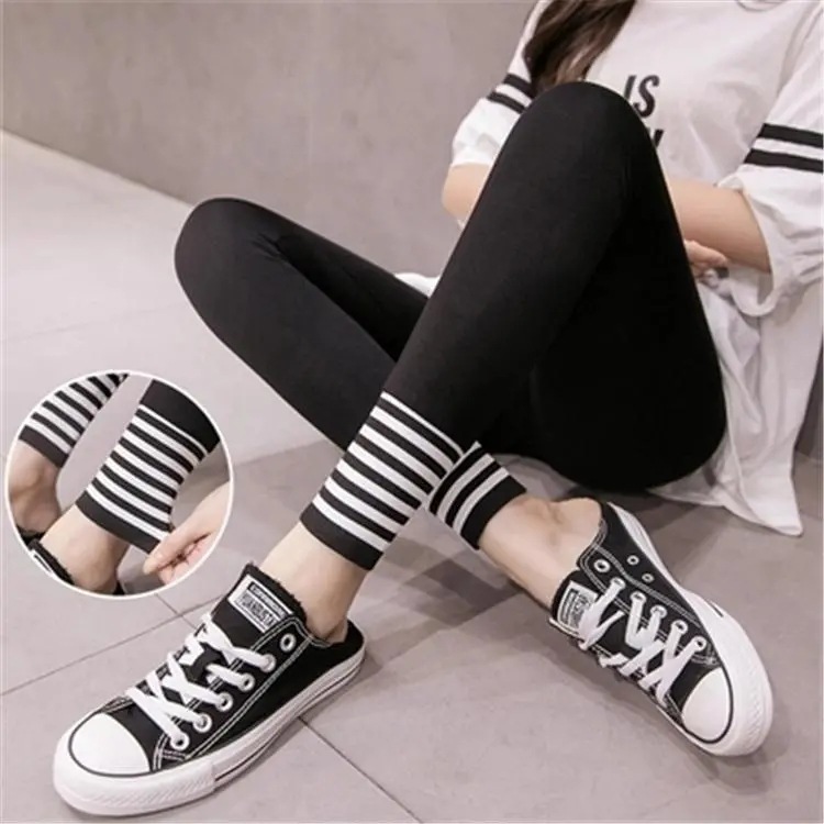 Picture of Maternity Pants Spring and Autumn Fashion Style Maternity Trendy Mom Spring and Summer Sports Long Pants Maternity Mommy Spring Outerwear Trendy Leggings