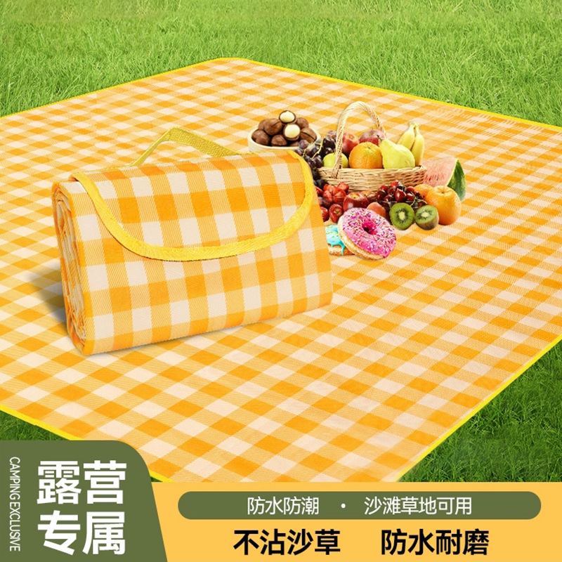 Outdoor Picnic Mat Park Outings Portable Waterproof Thickened Picnic Mat Non-woven Spring Outing Tent Moisture-proof Mat