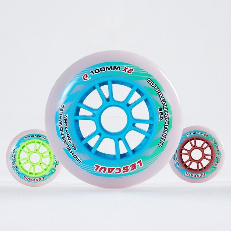 LS professional speed skates original speed pulley racing wheel pancake wheel 90 100 110MM track double hardness