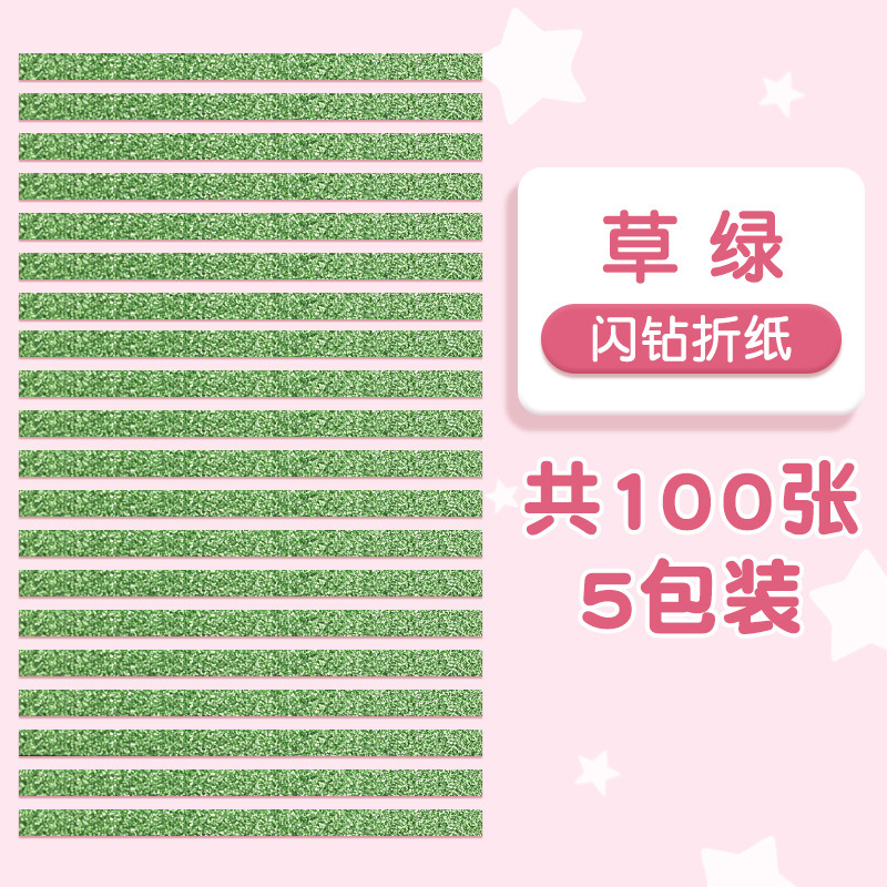 Picture of Star Origami Strips Colorfulful Wishing Five-Star Lucky Star Art Kidsren's Birthday Foldableing Handmade Gifts Summer Vacation Colored Paper