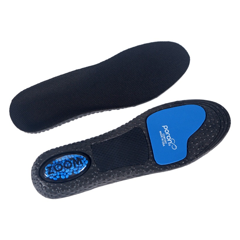 Pu High Elastic Shock Absorption Insole Men Breathable Running Insole Thickened Sports Insole Summer Non-Deodorant Sweat Absorption
