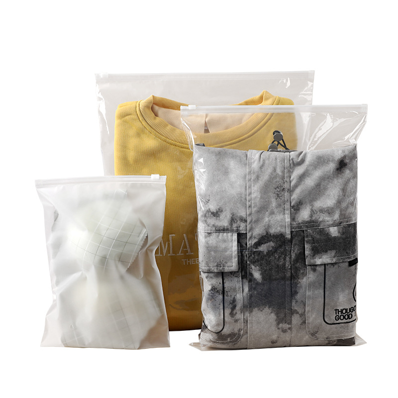 Picture of Zip Bag Matte Frosted Zipper Bag Ziplock Bag Zip Bag