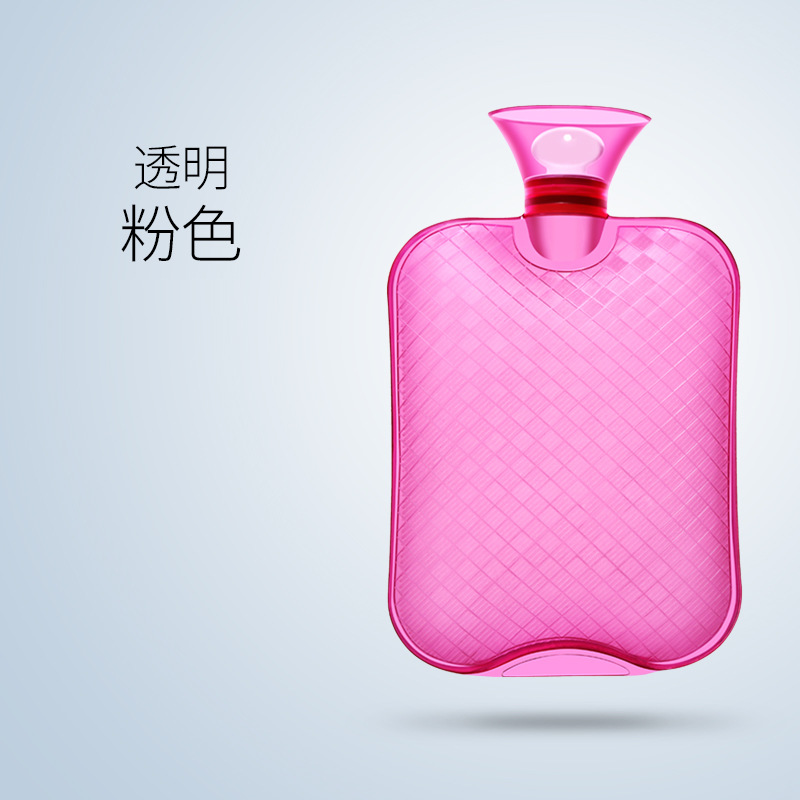 Picture of Hot water bag water injection women's hot compress belly warming water bag portable irrigation hand warmer flushing small size warm handbag cute