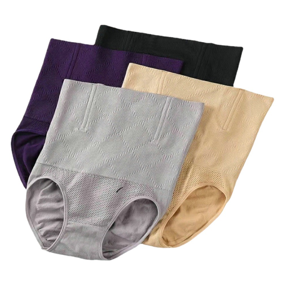 Four Seasons Fat Woman Large Size Shaping Pants High Waist Tummy Control Pants Postpartum Women's Butt Lifting Waist Shaping Pants Briefs Wholesale