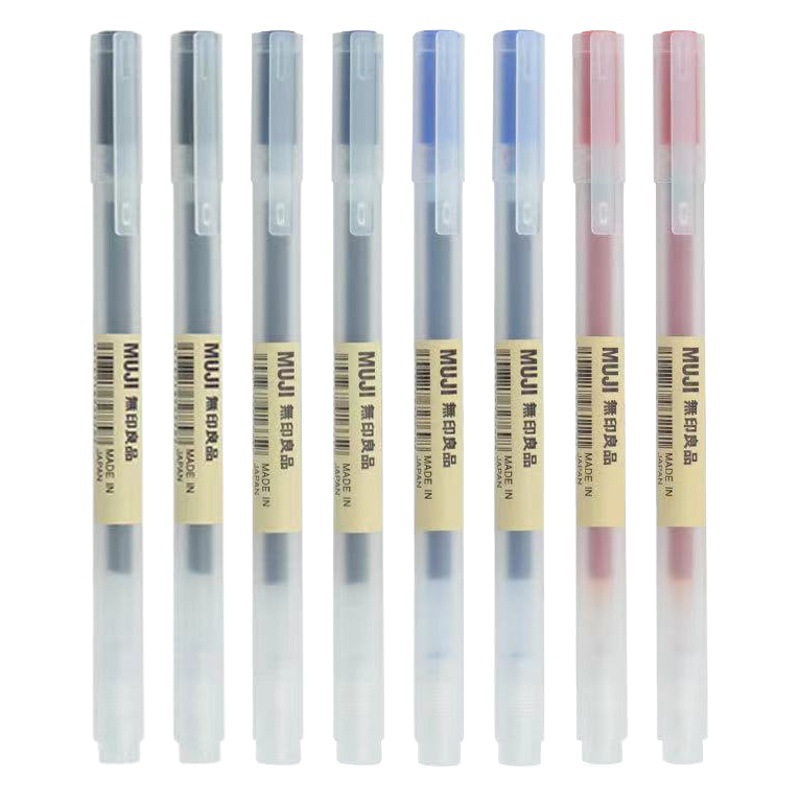 Old style pull cover gel pen non-printing style good product gel ink pen color 10 color student stationery pen exam water pen