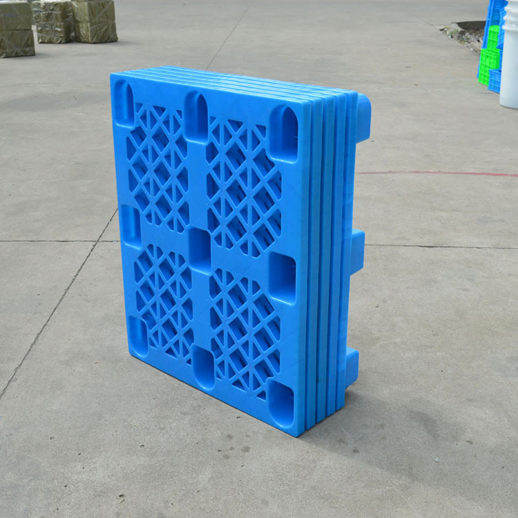 Picture of Small pallet 1000*800*145 grid nine-legged plastic rectangular moisture-proof pad card board plastic pallet